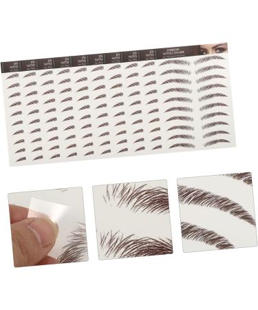 Beavorty 36 Sheets waterproof eyebrow stickers beauty tools Eyebrow Grooming Shaping Sticker cosmetic 3d set - Buy Online on SooperMarket.com