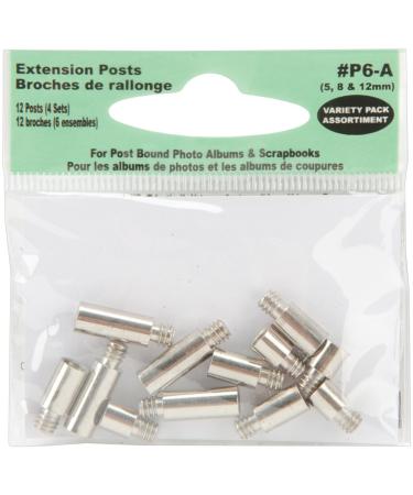 Pioneer P6A Extra Variety Pack 5 8 12mm Extension Posts (6 Sets) f/All Post Bound Albums