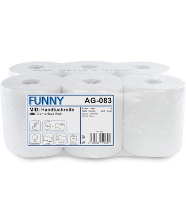 Buy Funny High White Paper Towels - 4000 Sheets 2-Layer Bundle with Towel Roller - Fast International Shipping - Buy Online on SooperMarket.com