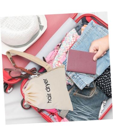 Healeved 12 Pcs Hair Dryer Storage Bag Drawstring Storage Bags Dryer Portable Travel Tote Bags Fabric - Buy Online on SooperMarket.com