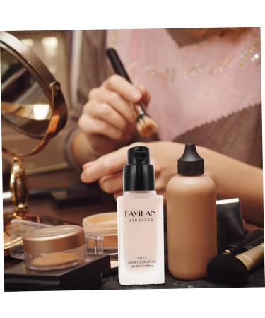 PLAFOPE Liquid Foundation Beauty Foundation Waterproof Foundation Concealer Foundation Makeup Glass Black - Buy Online on SooperMarket.com