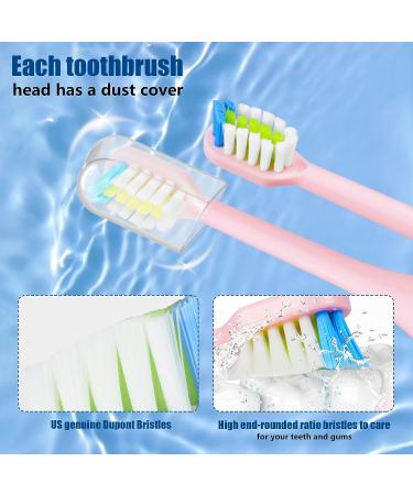 Power Sonic Electric Toothbrush with 6 Brush Heads | 5 Modes, 40,000 VPM Motor | Wireless Quick Charge | Rechargeable Toothbrush for Adults | Travel-Friendly (Pink) - Buy Online on SooperMarket.com