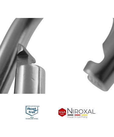 10 Small Stainless Steel Carabiner Hooks - 3mm Strong Keychain with 200kg Break Load - Ideal for Hammocks & Swing - Durable Edestahlkarabiner - Buy Online on SooperMarket.com