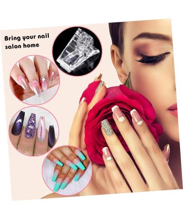 Gogogmee 1 Set Nail Extension Set Fake Manicure Patch Nail Tools Fake Nail Tip Finger Extension Brush Nail Art DIY Accessory DIY Accessories Manicure Pen Tool Manicure Art Kit Clips Plastic - Buy Online on SooperMarket.com