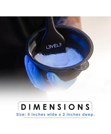 Level 3 Collapsible Tint Bowl - Pink | Ideal for Mixing, Dying & Coloring | Resistant to Bleach & Chemicals | Compact Size - Buy Online on SooperMarket.com