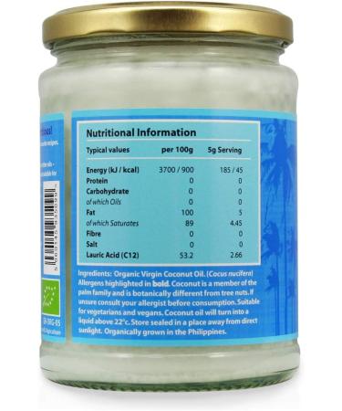 Organic Virgin Coconut Oil - 500ml by Bobbys Healthy Shop - Buy Online on SooperMarket.com