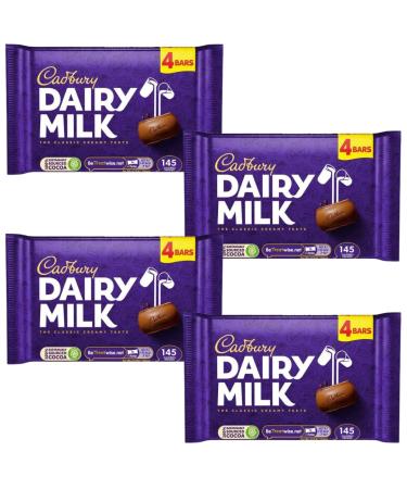 Milk Chocolate Bundle With Dairy Milk Chocolate 4 Bars 108.8g (4 Pack)