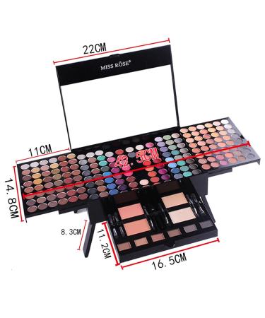CHSEEO Makeup Gift Set | Complete Cosmetic Makeup Palettes & Case for Face Eyes and Lips - Perfect for International Shipping - Buy Online on SooperMarket.com