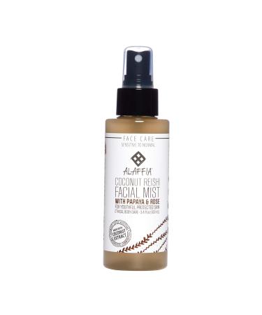 Alaffia Coconut Reishi Nourishing Facial Toning Mist, Purely Coconut 3.4 FZ