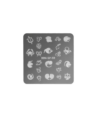 99nails Stamping Plate Square - Star Sign | Perfect for Nail Art & DIY Designs - Buy Online on SooperMarket.com