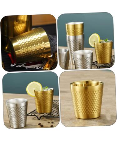 Angoily Stainless Steel Shaving Bowl Set - 4 Pieces Shaving Soap Cup & Razor Shaver - 304 Grade for Men International Shipping Available - Buy Online on SooperMarket.com