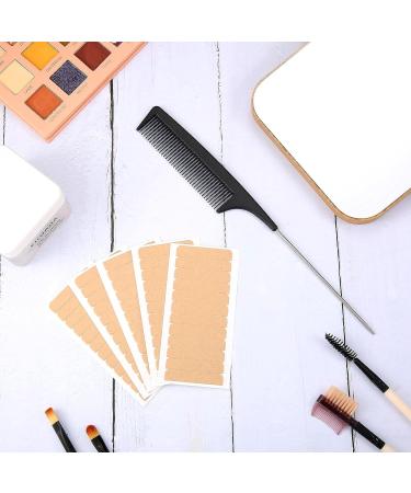 120 Double Sided Hair Extension Tape Tabs + Rat Tail Comb - Strong Adhesive Replacement Tapes - Stainless Steel Pintail Comb Included - Buy Online on SooperMarket.com