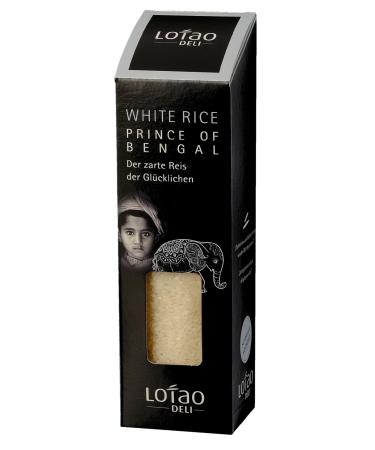 Lovely Lotao Bio-Babybasmati Reis Prince of Bengal (1x 300g) White round grain rice with sweet-buttery aroma grainy & light does not stick to |Fast basmati rice for curry desserts or risotto Prince of Bengal 300 g (1 Pack)