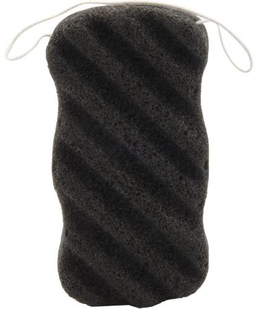 Activated Charcoal Sponge Set - Deep Cleansing Body and Sponge for Skin Care - Buy Online on SooperMarket.com