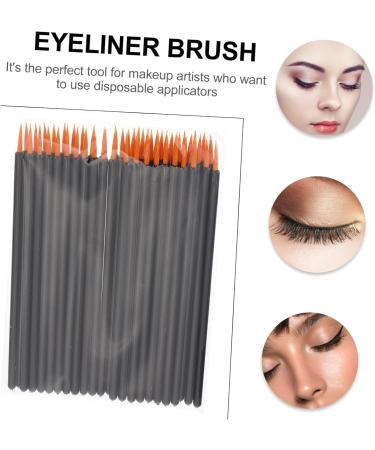 HAPINARY 300 Pcs Disposable Eyeliner Brush Cosmetic Tools Eyeliner Makeup Brush Lip Gloss Applicator - Buy Online on SooperMarket.com