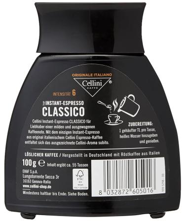 Buy Cellini Instant Espresso 100g Glass - Premium Quality 1 Pack for Rich Flavor | Fast International Shipping - Buy Online on SooperMarket.com