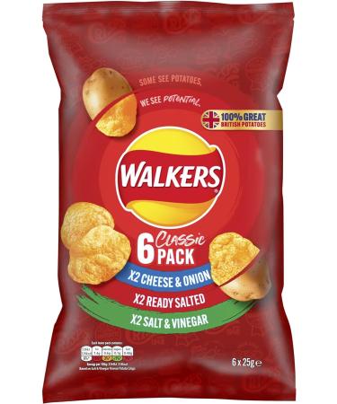 Walkers Crisp Classic Variety 25g (30 Pack) - Buy Online on SooperMarket.com
