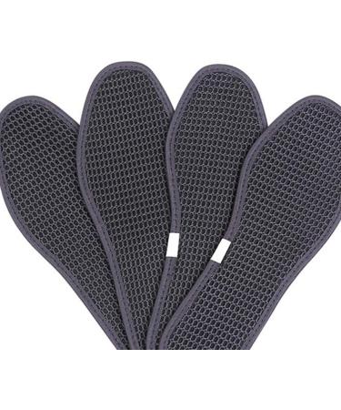 EXCEART 2 Pairs Bamboo Charcoal Odor Control Shoe Insoles - Size 40 Black 24x5cm - Buy Online on SooperMarket.com