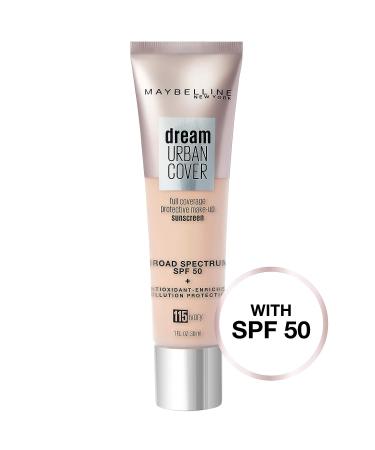 Maybelline Dream Urban Cover Foundation Makeup SPF 50 - Ivory - Buy Online on SooperMarket.com