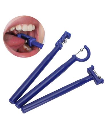 3pcs Tongue Tip Exercise Tool Set - Oral Muscle Training for Lateralization and Lifting - Buy Online on SooperMarket.com