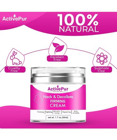 ActivePur Collagen & Retinol Firming Cream for Eyes, Face & Neck - Anti-Aging, Tightening & Repairing Formula - 1.7 Oz - Buy Online on SooperMarket.com