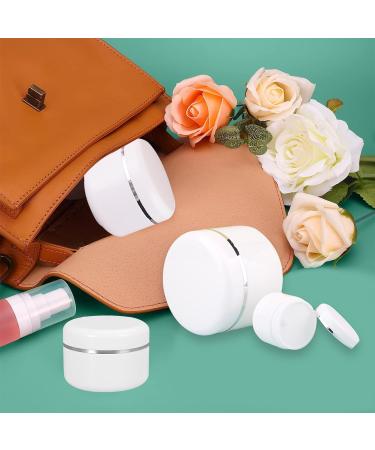 10 Pcs Cosmetic Sample Jars 10/20/30/50/100ml Plastic Refillable Travel Pots for Toiletries Empty Cosmetic Container Pots with Mini Spatulas Spoon and Labels for Makeup Beauty Nails - Buy Online on SooperMarket.com