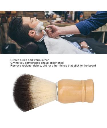 Men's Beard Brush | Nylon Foam Brush with Wooden Handle | Beard Care for Daily Use - Buy Online on SooperMarket.com