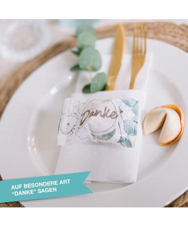 60 Lucky Cookies - Perfect Thank You Gift | Individually Packaged | Made in Germany | Ideal for Weddings & Advent Calendar Filling - Buy Online on SooperMarket.com