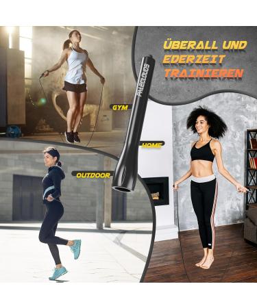 Adjustable PVC Jump Rope for Speed Skipping | 3m Lightweight Fitness Rope for Adults & Kids | Includes Training Poster & Non-Slip Grip - Buy Online on SooperMarket.com