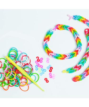 SAVITA 1500pcs Colorful S Clips for Rubber Band Bracelets - DIY Craft Making Essentials - Buy Online on SooperMarket.com