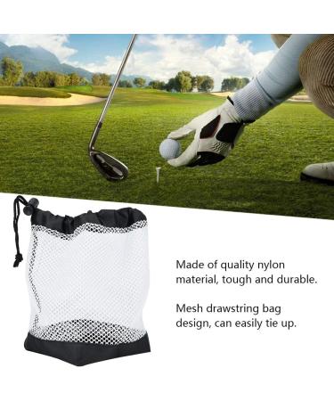 Nylon Mesh Golf Ball Bag with Drawstring Closure - Holds 36 Balls - 1 Pack - Buy Online on SooperMarket.com