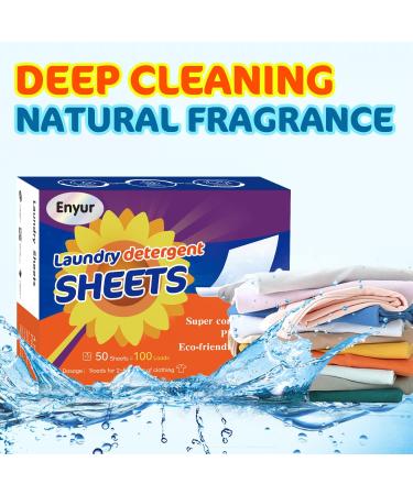 Eco-Friendly Laundry Detergent Sheets - Plant Formula Fresh Scent 200 Loads 2 Packs - Best International Shipping - Buy Online on SooperMarket.com