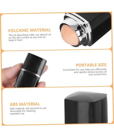 FOYTOKI 1pc Facial Oil Absorbing Ball Facial Rollers Facial Oil Blotting Massager Clean Beauty Instrument Black 1 count (Pack of 1) - Buy Online on SooperMarket.com