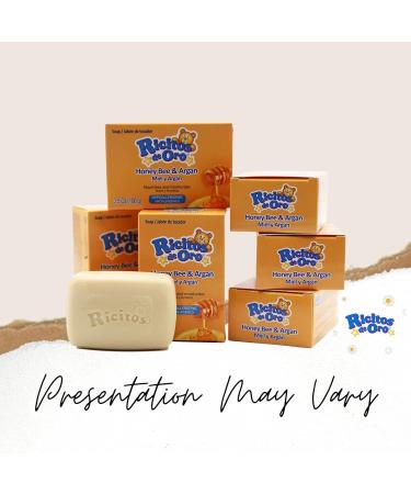 Ricitos de Oro Honey Bee Bar Soap 3.5 Oz 6-Pack - Hypoallergenic Baby Bar Soap for Delicate Skin - Moisturizing Honey Soapbars - Buy Online on SooperMarket.com