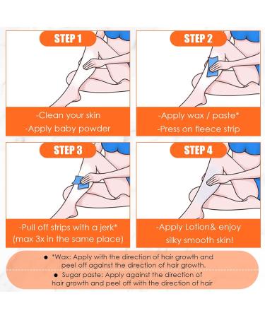400Pcs Wax Strips Paper Eyebrow Wax Strip Paper Leg Wax Strips Paper Non Woven Wax Strips Facial and Body Hair Removal Waxing Strips Epilating Wax Strip Paper for Bikini Arms Legs Underarm Hair - Buy Online on SooperMarket.com