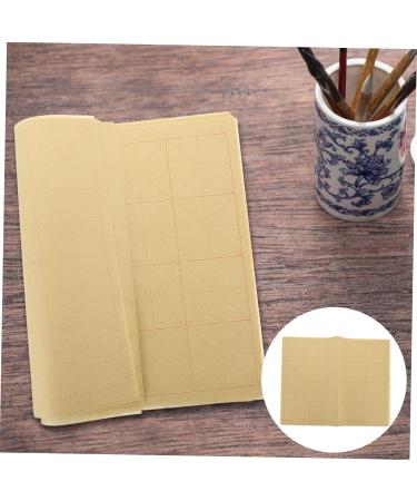 Operitacx 140 Sheets Grid Calligraphy Paper Rice Paper Calligraphy Painting Paper Writing Paper Student - Buy Online on SooperMarket.com