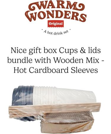 WarmWonders Original - 10 Mugs Hot Drink Set - Coffee and Tea - Includes Assortment of Original Coffee Tea Bags Biscuits Semi Milk Sticks - Airport Security Approved Gift Basket - Buy Online on SooperMarket.com