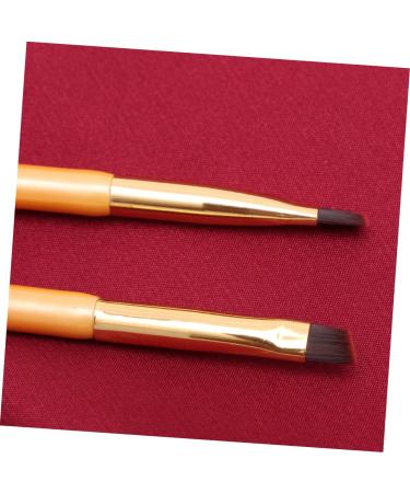 Baluue 9 Pcs Makeup Brush for Eyebrow Double Head Makeup Brush Eyebrow Brush Brow Powder Brush Golden - Buy Online on SooperMarket.com