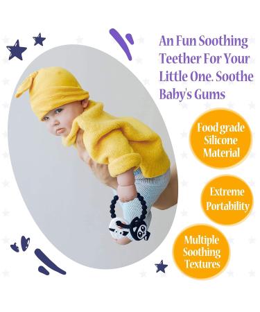 BigSpinach Mummy and Grim Reaper Teether Set for Halloween Fun - Bumpy Ring for Soothing & Easy Grabbing - Buy Online on SooperMarket.com