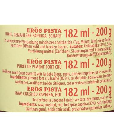 Hungarian Hot Paprika Paste - 200g | Premium Crushed Spice for Authentic Cuisine - Buy Online on SooperMarket.com