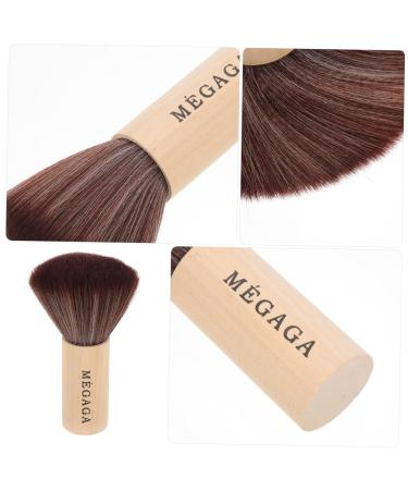 Didiseaon Wooden Handle Makeup Brushes - Record Cleaning Brush Blending Blush & Highlighter | International Shipping - Buy Online on SooperMarket.com
