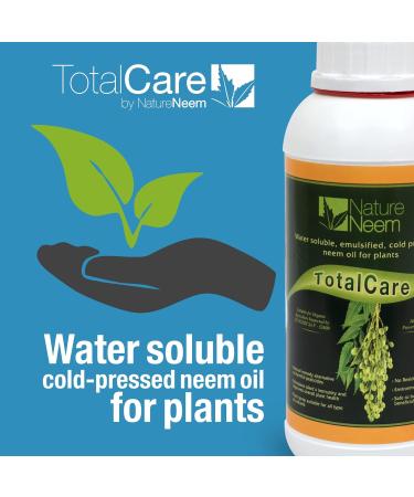 NatureNeem TotalCare Water soluble Neem oil - Cold Pressed - 1 Litre - 100% Natural Certified Organic - Buy Online on SooperMarket.com