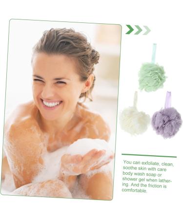 5 Pcs Home Bubble Making Ball Set - Practical Bath Puff & Towel Accessories for Spa-Like Relaxation - Buy Online on SooperMarket.com