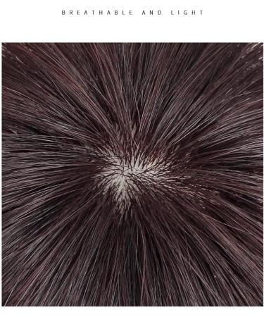 99 Mini Toupee Top Piece Closure Clip in Real Human Hair Crown Topper Silk Straight Hair Light Bang Extensions Handing Needle Thinning Hair 10 cm/905 - Buy Online on SooperMarket.com