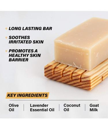 Southern Natural Goat Milk Soap Bar (Lavender 3 Pack) for Eczema, Psoriasis & Sensitive Skin - Handmade in USA, All Natural Soap for Women, Men, Kids & Baby (4-4.5 oz) - Buy Online on SooperMarket.com