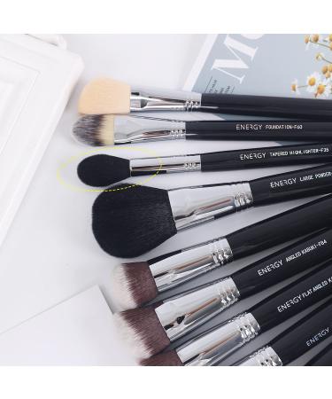 ENERGY Tapered Highlighter Brush F35 | Vegan Makeup Tool for Cheekbone Highlighting, Bronzer, Blush, Contour | Ideal for Cream, Powder, Mineral Cosmetics | Blending Contouring Face Brush - Buy Online on SooperMarket.com