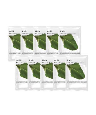 Abib Mild acidic pH sheet mask Heartleaf Fit 30ml (10pcs)