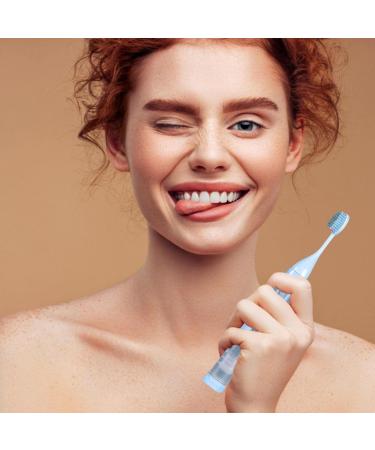 VISIBLURRY Travel Toothbrush Set - Foldable & Comfortable Tooth Cleaning Solution | Perfect for Excursions Camping & Business Trips - Buy Online on SooperMarket.com