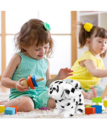 WorWoder Interactive Plush Teddy Toy Puppy - Electronic Walking Barking Dalmatian Dog for Kids - Buy Online on SooperMarket.com