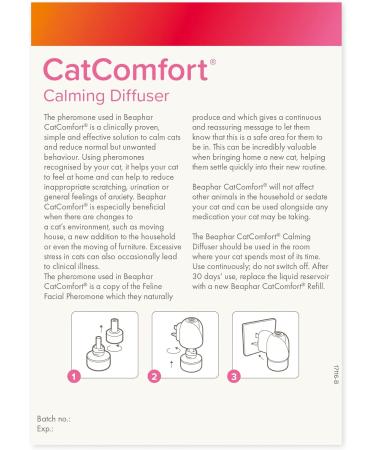 Beaphar CatComfort Calming Starter Kit | Reduces Anxiety & Stress | Firework Fear Relief | 70m Coverage | Lasts 30 Days - Buy Online on SooperMarket.com